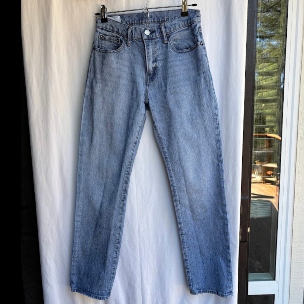 GAP Straight Leg Jeans Womens Size 2 Fit / 28x30 Tag – Light Wash Mid Rise Denim
